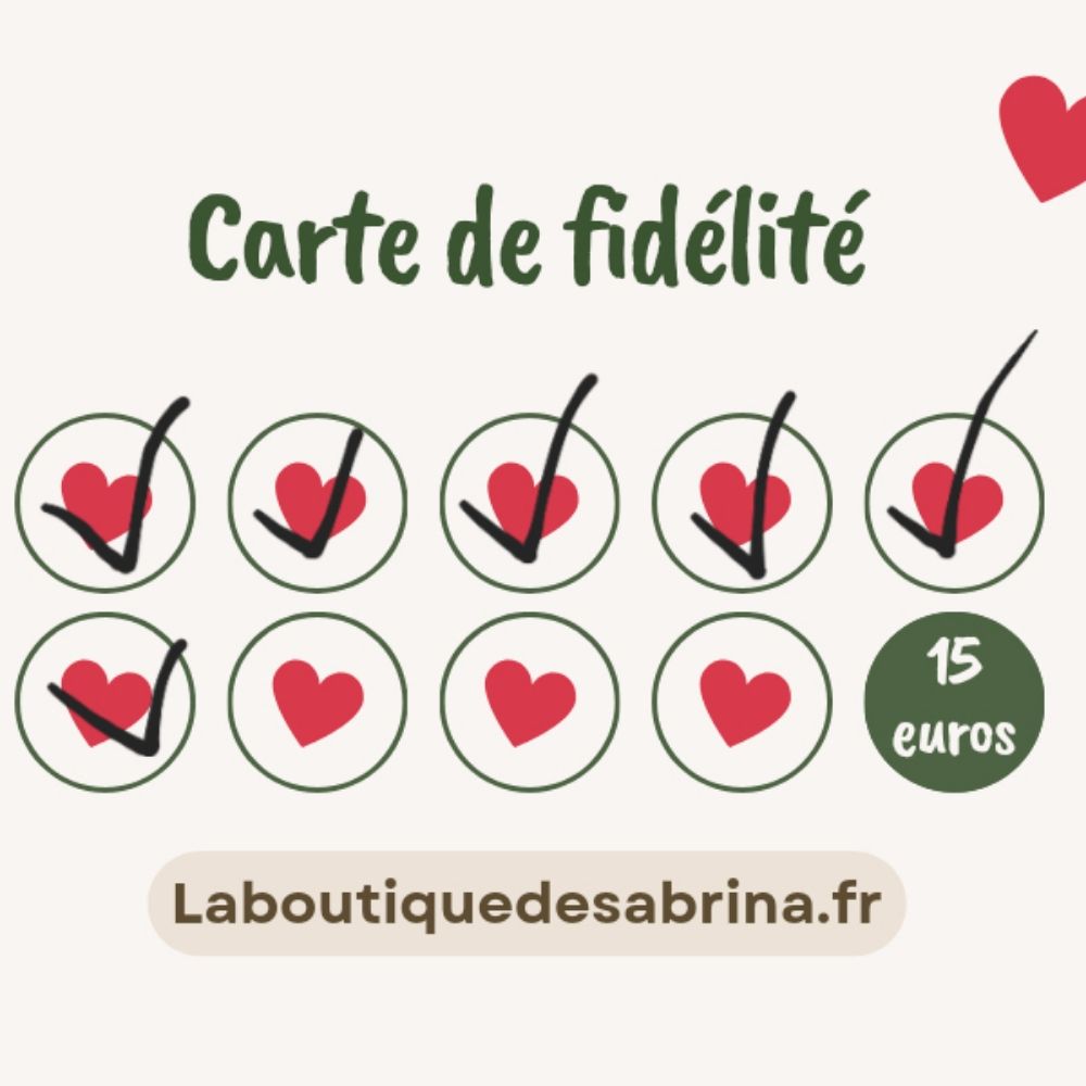 T'es Points Carte De Fidélité La Boutique De Sabrina 