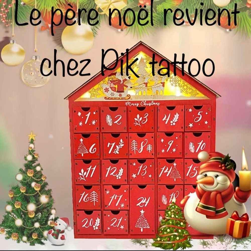 C’est Bientôt Noël Chez Pik Tattoo ! 