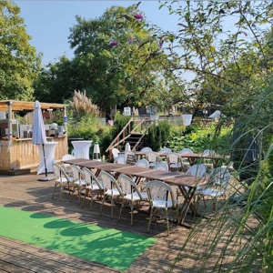 La Terrasse Du Green Du Chateau D'hem