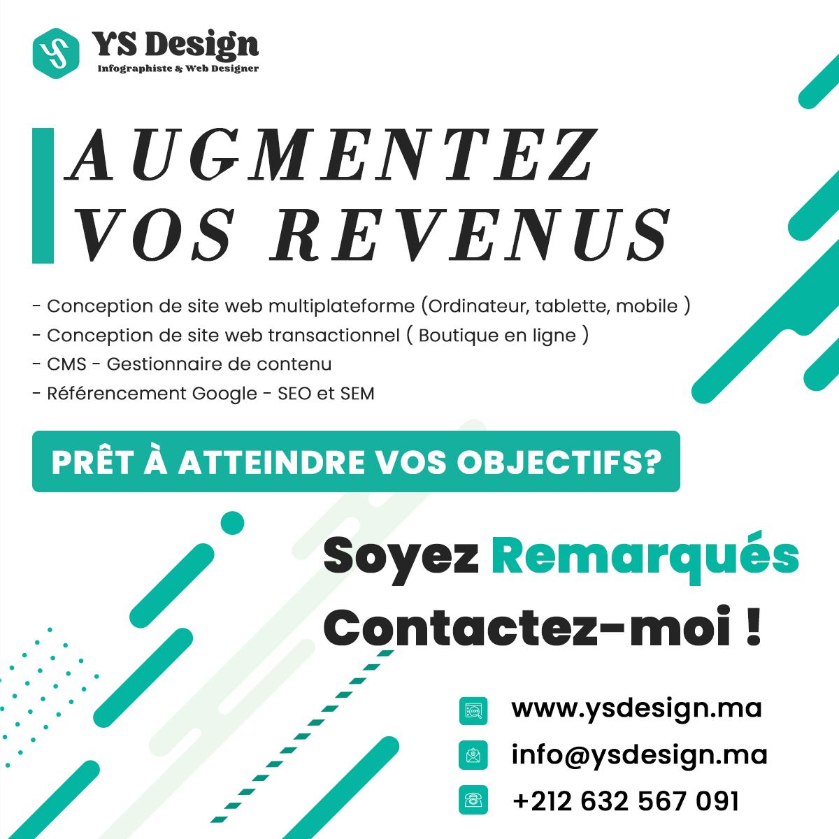 Ys Design | Infographiste & Développeur Web À Casablanca