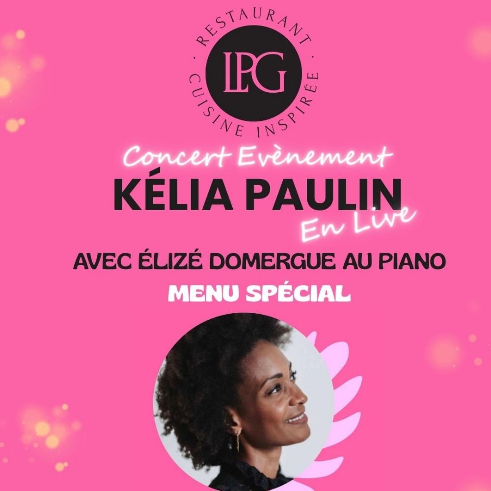 Menu Concert Kélia Paulin 