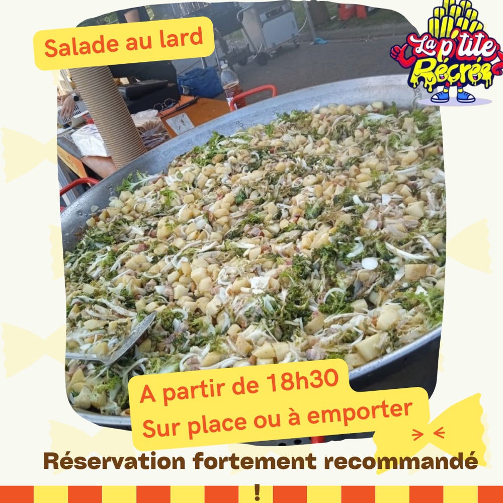 Plat Du Jour 14 Juillet Salade Au Lard 