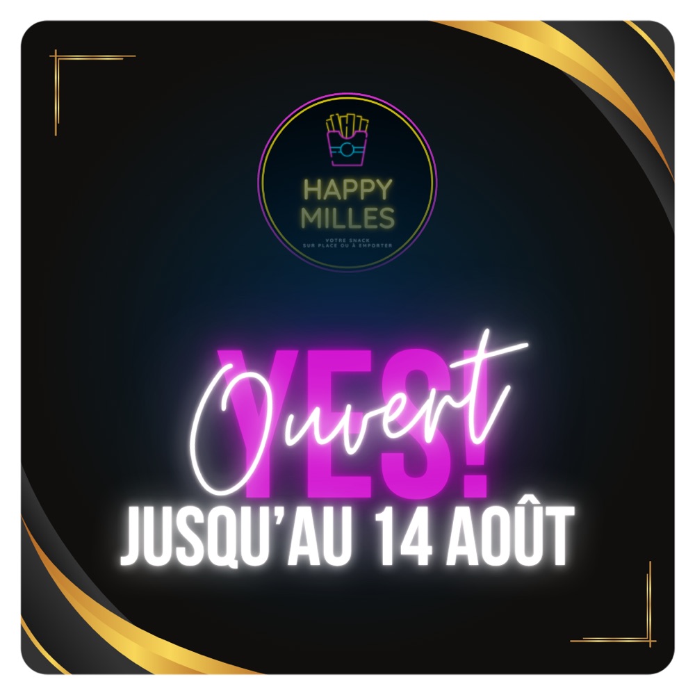 🍟 𝗛𝗮𝗽𝗽𝘆 𝗠𝗶𝗹𝗹𝗲𝘀 𝗲𝘀𝘁 𝗼𝘂𝘃𝗲𝗿𝘁 !