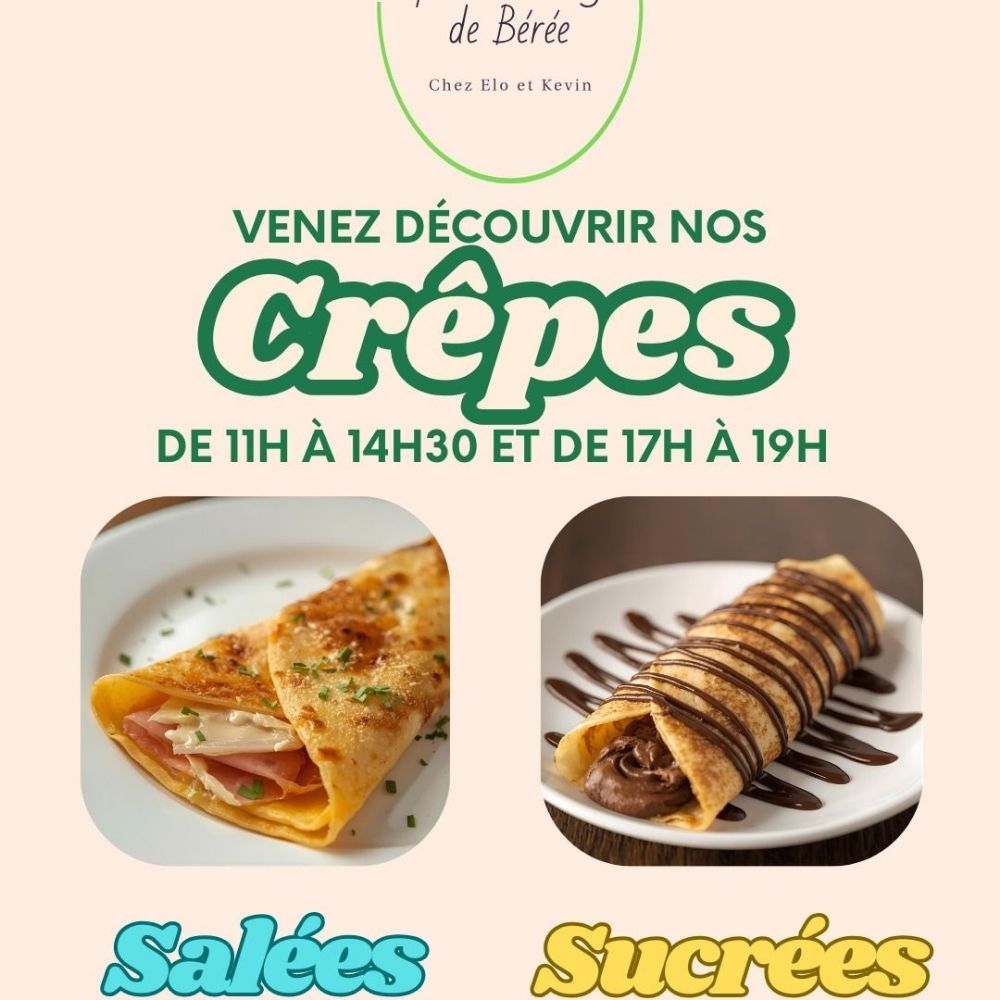 Les Crêpes Sont Arrivées / Livraison Possible 