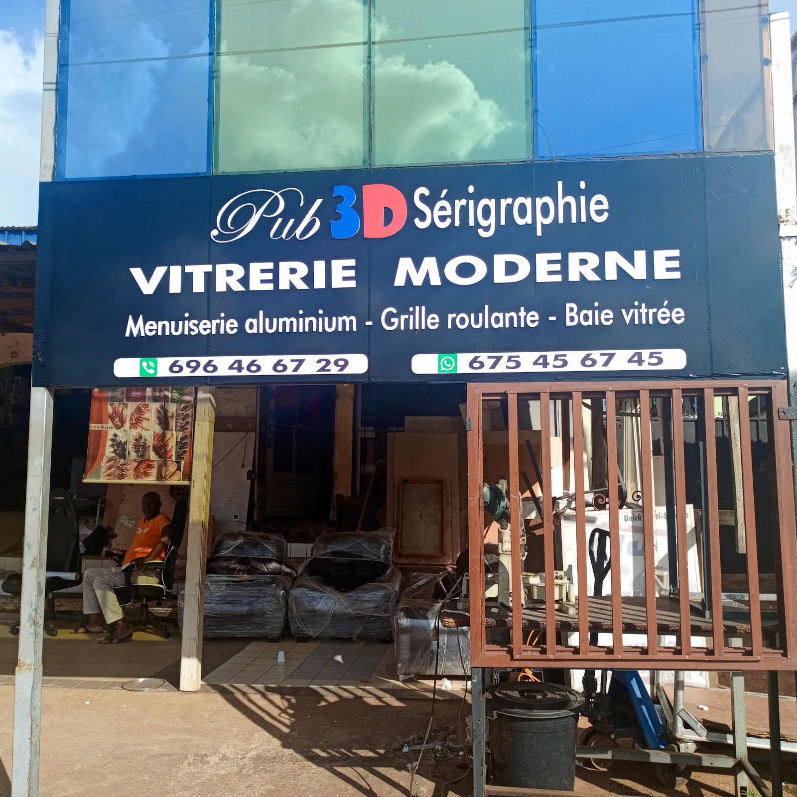 Vitrerie Moderne (Pub-3D Sérigraphie)
