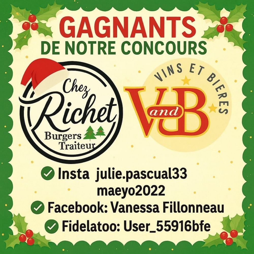 🔥Bravo Vous Avez Gagné 🔥