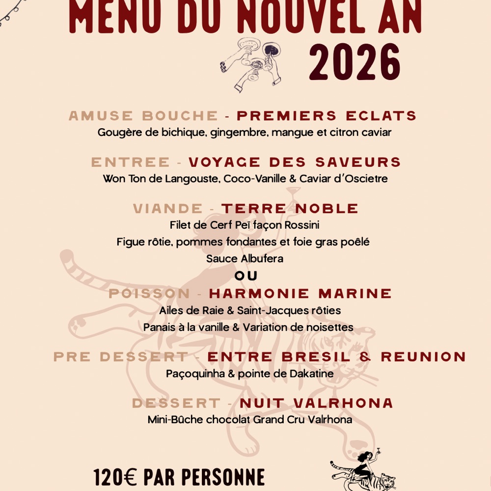 Repas Du Nouvel An À Villa Sauvage