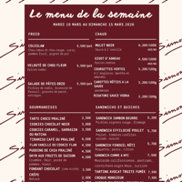 Menu De La Semaine